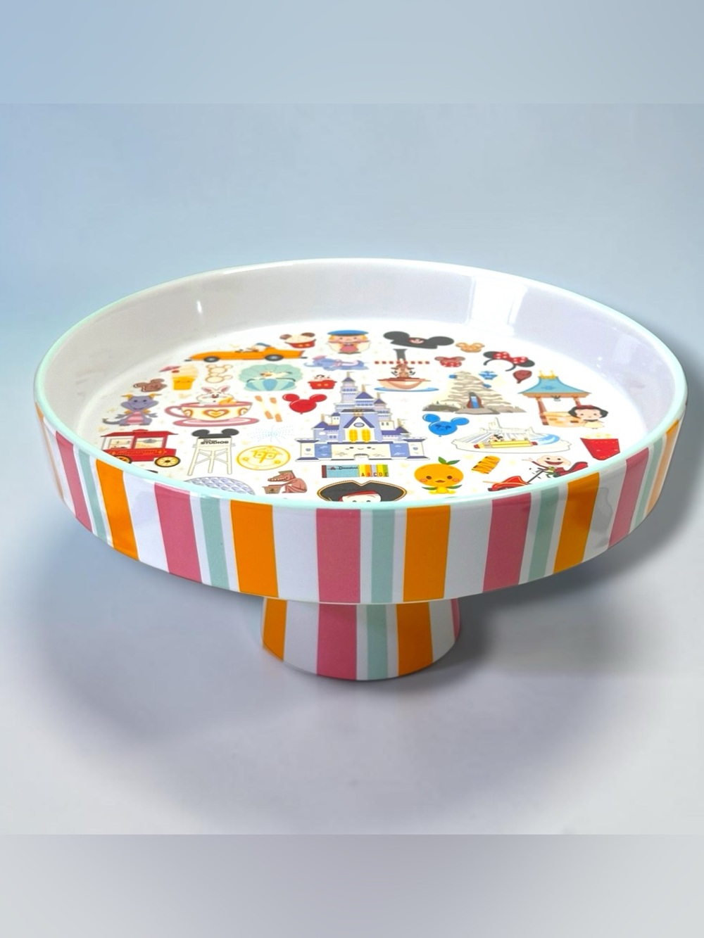 DISNEY PARKS A Walk in The Park Kingdom Of Cute CAKE STAND JERROD MARUYAMA 2021